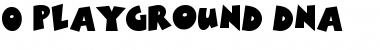 Download 0 PlayGround DNA Font Download 0 PlayGround DNA Font