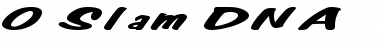 Download 0 Slam DNA Font Download 0 Slam DNA Font