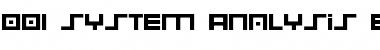 Download 001 System Analysis Font Download 001 System Analysis Font