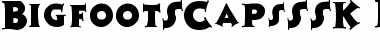 Download BigfootSCapsSSK Font Download BigfootSCapsSSK Font