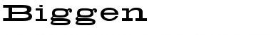 Download Biggen Font Download Biggen Font