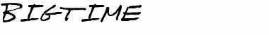 Download Bigtime Font Download Bigtime Font