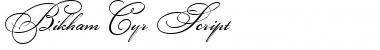 Download Bikham Cyr Script Font Download Bikham Cyr Script Font