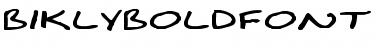 Download BiklyBoldFont Extended Font Download BiklyBoldFont Extended Font