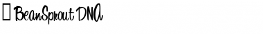 Download 1 BeanSprout DNA Font Download 1 BeanSprout DNA Font