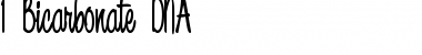 Download 1 Bicarbonate DNA Font Download 1 Bicarbonate DNA Font