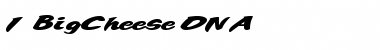 Download 1 BigCheese DNA Font Download 1 BigCheese DNA Font