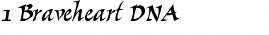 Download 1 Braveheart DNA Font Download 1 Braveheart DNA Font