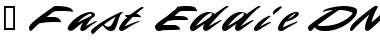Download 1 Fast Eddie DNA Font Download 1 Fast Eddie DNA Font