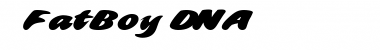 Download 1 FatBoy DNA Font Download 1 FatBoy DNA Font