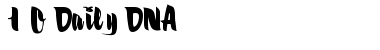 Download 1 O'Daily DNA Font Download 1 O'Daily DNA Font