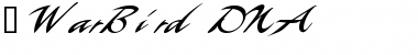 Download 1 WarBird DNA Font Download 1 WarBird DNA Font