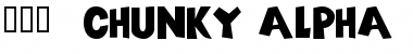 Download 101! Chunky Alpha Font Download 101! Chunky Alpha Font