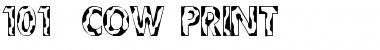 Download 101! Cow Print Font Download 101! Cow Print Font
