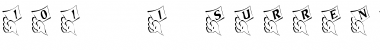 Download 101! I Surrender Font Download 101! I Surrender Font