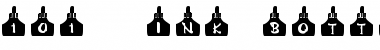 Download 101! Ink Bottles Font Download 101! Ink Bottles Font