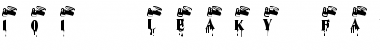 Download 101! Leaky Faucet Font Download 101! Leaky Faucet Font