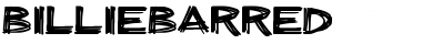Download billieBarred Font Download billieBarred Font