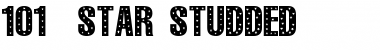 Download 101! StaR StuDDeD Font