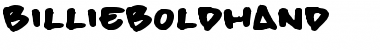 Download billieBoldHand Font Download billieBoldHand Font