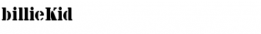 Download billieKid Font Download billieKid Font
