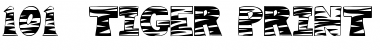 Download 101! Tiger Print Font Download 101! Tiger Print Font