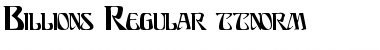 Download Billions Font Download Billions Font