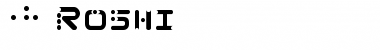 Download 13_Roshi Font Download 13_Roshi Font