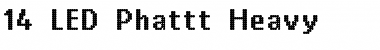 Download 14 LED Phattt Font Download 14 LED Phattt Font