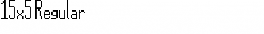 Download 15x5 Font Download 15x5 Font