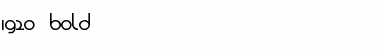 Download 1920 Font Download 1920 Font