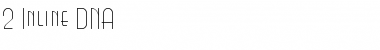 Download 2 Inline DNA Font Download 2 Inline DNA Font
