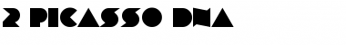 Download 2 Picasso DNA Font Download 2 Picasso DNA Font
