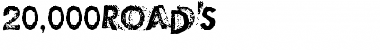 Download 20,000Roads Font Download 20,000Roads Font