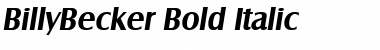 Download BillyBecker Font Download BillyBecker Font