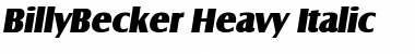 Download BillyBecker-Heavy Font Download BillyBecker-Heavy Font