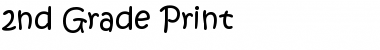 Download 2nd Grade Print Font Download 2nd Grade Print Font