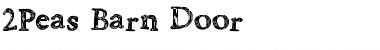 Download 2Peas Barn Door Font Download 2Peas Barn Door Font