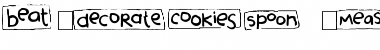 Download 2Peas Blocks - Cooking Font Download 2Peas Blocks - Cooking Font