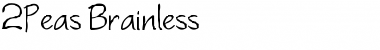 Download 2Peas Brainless Font Download 2Peas Brainless Font