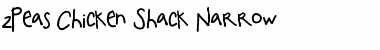 Download 2Peas Chicken Shack Narrow Font Download 2Peas Chicken Shack Narrow Font