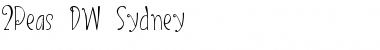 Download 2Peas DW Sydney Font Download 2Peas DW Sydney Font