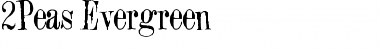 2Peas Evergreen 2Peas Evergreen Font
