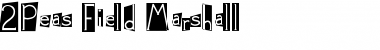 Download 2Peas Field Marshall Font Download 2Peas Field Marshall Font