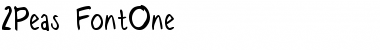 Download 2Peas FontOne Font Download 2Peas FontOne Font