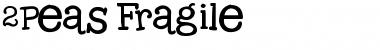 Download 2Peas Fragile Font Download 2Peas Fragile Font