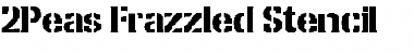 Download 2Peas Frazzled Stencil Font Download 2Peas Frazzled Stencil Font