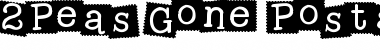 Download 2Peas Gone Postal Font Download 2Peas Gone Postal Font