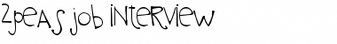 Download 2peas job interview Font Download 2peas job interview Font