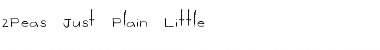 Download 2Peas Just Plain Little Font Download 2Peas Just Plain Little Font